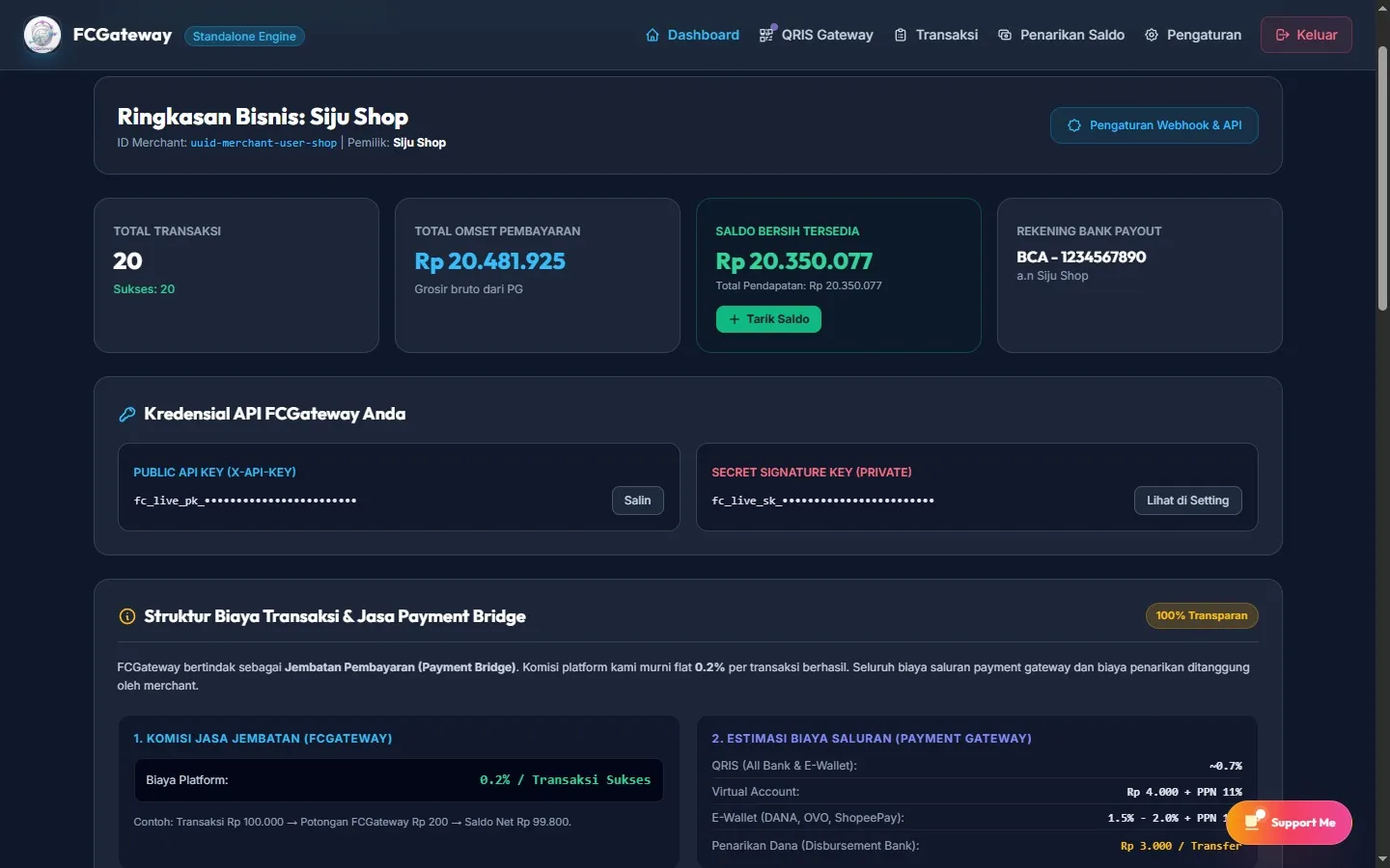 PaymentBridge - Multi-Tenant Gateway & Autonomous QRIS Orchestrator